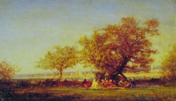 Félix Ziem Painting - A orillas del Bósforo Barbizon Felix Ziem